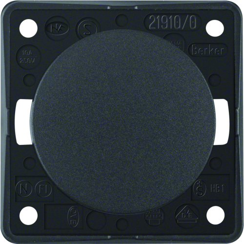 BERKER drukcontact integro flow antraciet - 936712505 - 11000210