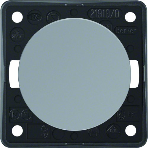 BERKER wip pulsdrukker integro grijs glans 936712507 - 936712507 - 3200051