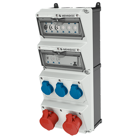Mennekes AMAXX contactdoos combinatie 4 modules - 940001 - 20022659