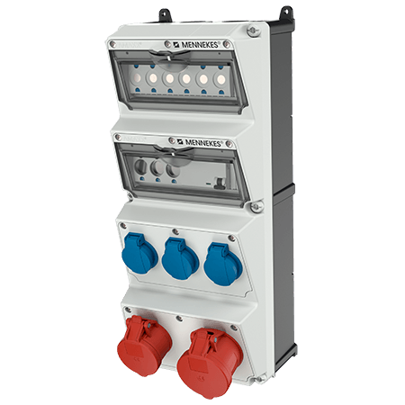 Mennekes AMAXX contactdoos combinatie 4 modules - 940004 - 20022661
