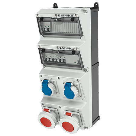Mennekes AMAXX contactdoos combinatie 4 modules - 940013 - 20022666