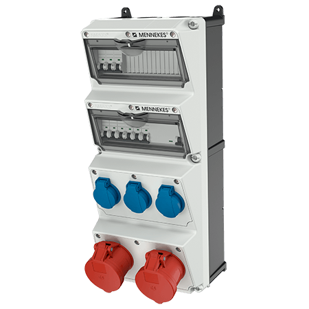 Mennekes AMAXX contactdoos combinatie 4 modules - 940043 - 20022672