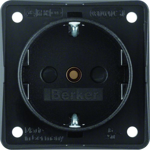 BERKER wcd 1v ra inb mat zwart integro 09419505 - 9419505 - 3200027