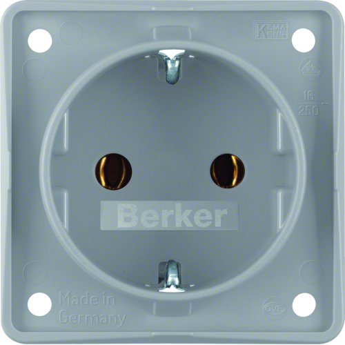 BERKER integro wcd 1v ra grijs 947782506 - 947782506 - 3200058