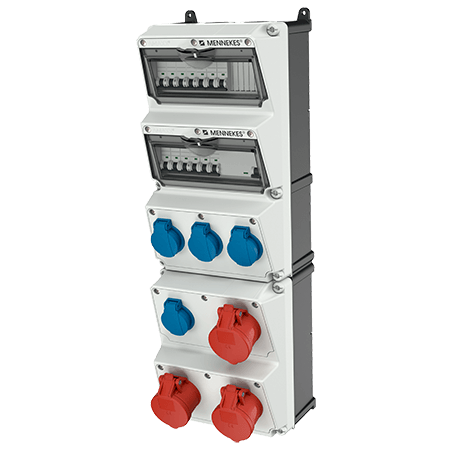 Mennekes AMAXX contactdoos combinatie 5 modules - 950003 2 - 20022727