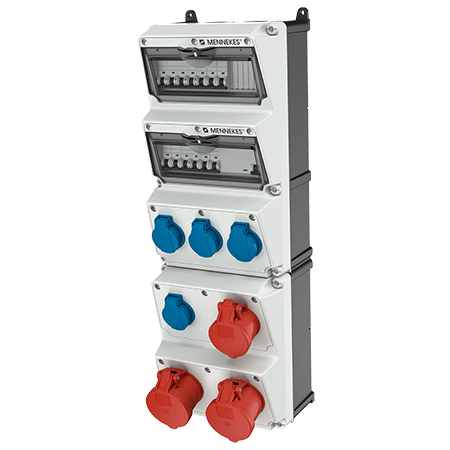 Mennekes AMAXX contactdoos combinatie 5 modules - 950009 2 - 20022729