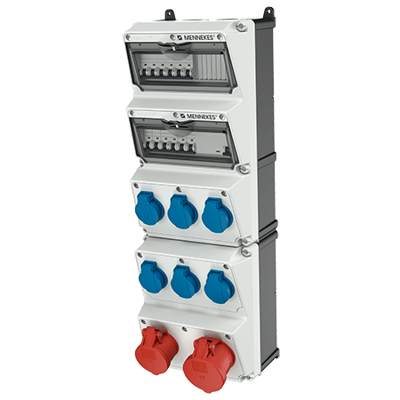 Mennekes AMAXX contactdoos combinatie 5 modules - 950015 2 - 20022731