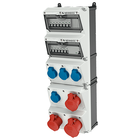 Mennekes AMAXX contactdoos combinatie 5 modules - 950016 2 - 20022732
