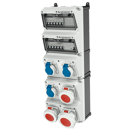 Mennekes AMAXX contactdoos combinatie 5 modules - 950030 2 - 20022734