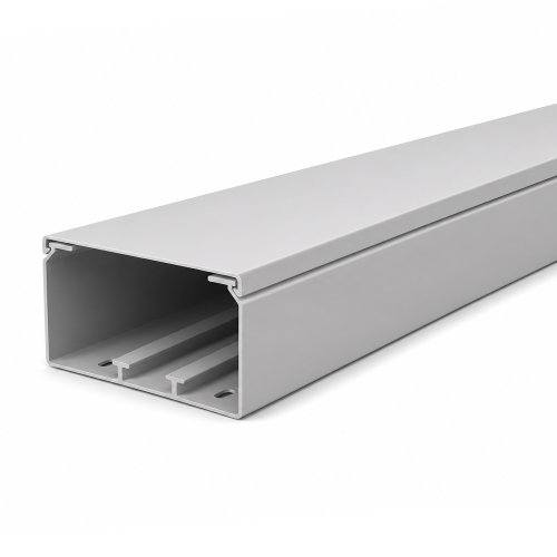 CANALIT pvc goot 130x60 grijs a2mtr M5 130/60 G 2M - 951360 - 2108526
