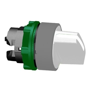 Schneider Electric white selector switch head 2 pos stay put cp grey - 95cb40d069bec4666a39230f589d3721 - 20085742