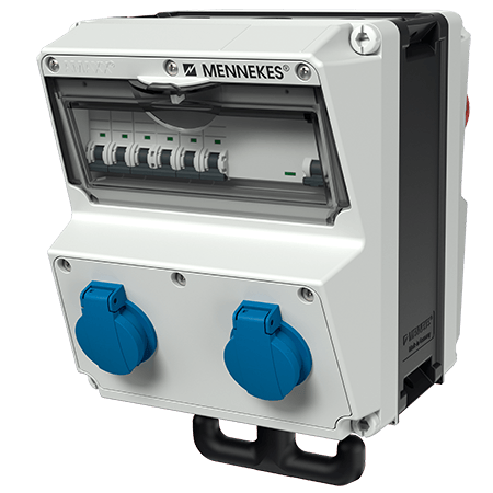 Mennekes AMAXX contactdoos combinatie ophangbaar - 970001 2 - 20022792