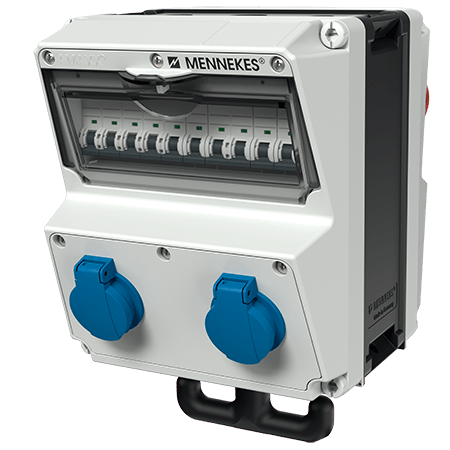 Mennekes AMAXX contactdoos combinatie ophangbaar - 970003 2 - 20022794