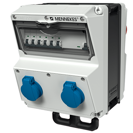 Mennekes AMAXX contactdoos combinatie ophangbaar - 970004 2 - 20022795
