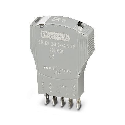 PHOENIX elektr. beveiligingsschakelaar CB E1 24DC/8A NO P - 97004 2000 int 04 - 11001233