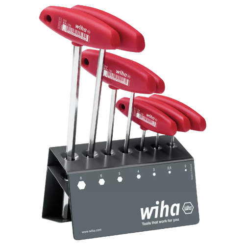 WIHA T-greep Inbussleutelset in Werkbankhouder 334 2-8mm, 8-delig - 9b11940e 28c0 4686 9308 75a9e824beed - 20012361
