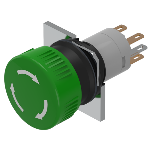 EAO Stop Switch with twist release green 1NC+1NO S1 - 9e10d890c716559d1b6aacb7b059d646 - 20042895
