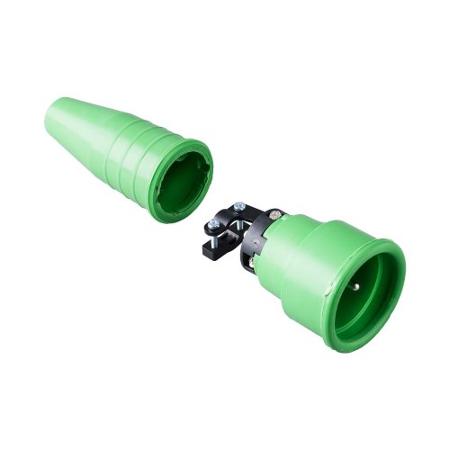Keraf Volrubber koppelcontactstop 16A 250V~ penaarde geheel groen - 9ec596852ddefb1eb06fe4414b6b4df5 - 20157481
