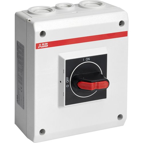 ABB Componenten EMC werkschakelaar 3P, IP65 7,5kW + 400V - 9iba022204 - 20094220