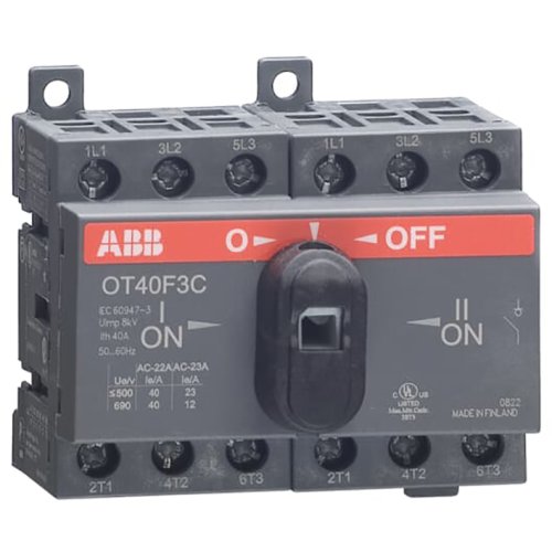 ABB Componenten Omkeerschakelaar  2 x 3P, 40 A I-O-II indicatie - 9iba023665 - 20095754