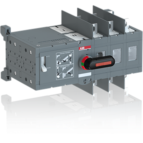 ABB Componenten Gemotoriseerde omschakelaar 250A, 3P 24VDC motor, brede fase-asfstande - 9iba032522 - 20095337