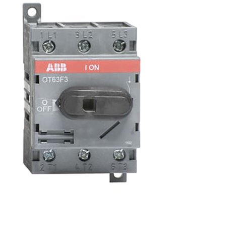 ABB lastscheider 3p 63a bodem/dinrail OT63F3 - 9iba040730 - 6257621