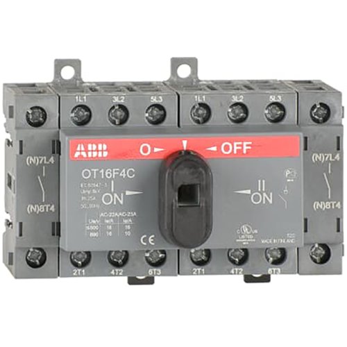 ABB Componenten Omkeerschakelaar  2 x 4P, 16 A I-O-II indicatie - 9iba042352 - 20095737