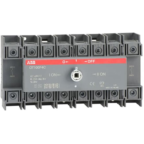 ABB Componenten Omkeerschakelaar  2 x 4P, 100 A I-O-II indicatie - 9iba042370 - 20095775
