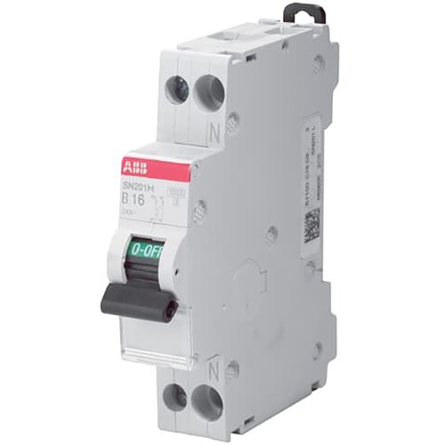ABB Componenten Installatieautomaat 1P+N, 10kA-10kA, C kar, 2A - 9iba182055 - 20125207