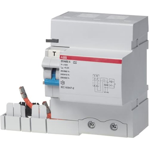 ABB Componenten Aardlekblok voor S 800 4P, 63A, 30mA, kort vertraagd - 9iba182223 - 20123928