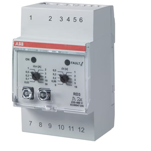 ABB Componenten Aardlekrelais 12-48 V AC/DC - 9iba182247 - 20124301