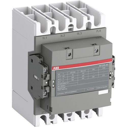 ABB Componenten Magneetsch. 110kW 400V 4P Spoel code 14 groot spanningsbereik Hulpcont - 9iba188743 - 20110214