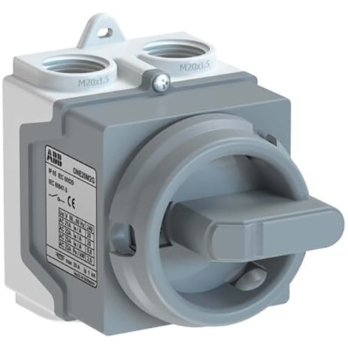 ABB Componenten Werkschakelaar 2P 20A, IP67 grijs - 9iba194144 - 20097049