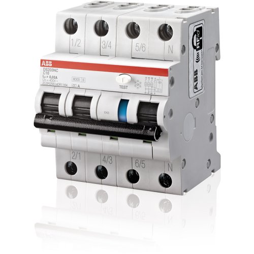 ABB aardlekautomaat b25a 3p+n DS203NC B25 A30 - 9iba196872 - 8025112