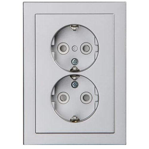 ABB Busch-Jaeger wcd ra dubbel kv diep inb f-aluzilver - 9iba199451 - 20091170