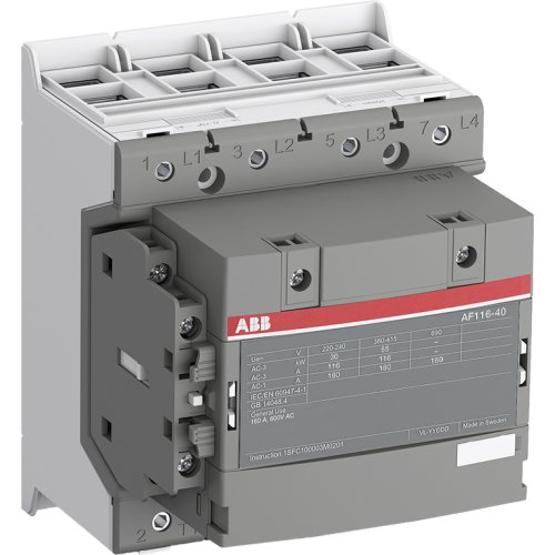 ABB Componenten Magneetsch. 55kW 400V 4P Spoel code 11 groot spanningsbereik Hulpconta - 9iba201096 - 20109953