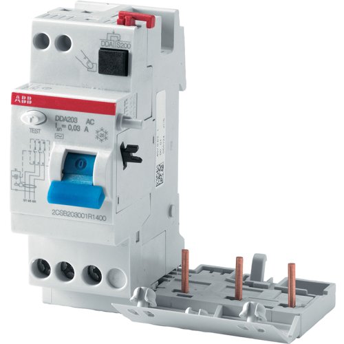 ABB Componenten Aardlekblok 40A, 0,03, 2 modules - 9iba208036 - 20123855