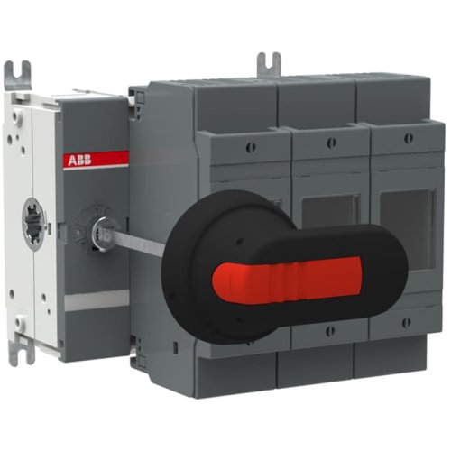 ABB Componenten Veilighedenlastscheider 200A, 3P, DIN0, Aansluiting achterzijde, incl. - 9iba212480 - 20095627