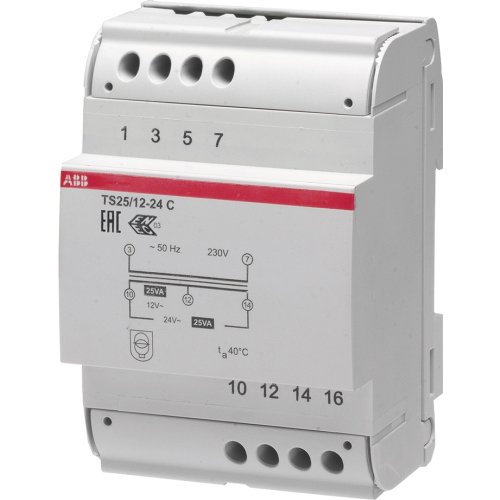 ABB Componenten Veiligheidstrafo 25VA, 4 modules - 9iba223047 - 20124458