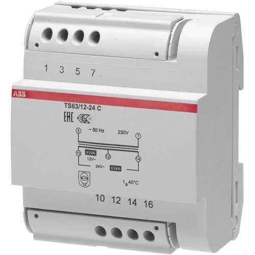 ABB Componenten Veiligheidstrafo 63VA, 5 modules - 9iba223049 - 20124584