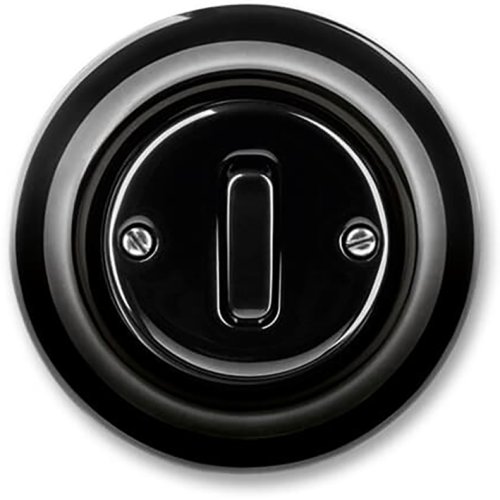ABB Busch-Jaeger Drukcontact Decento zwart porselein - 9iba233069 - 20087953