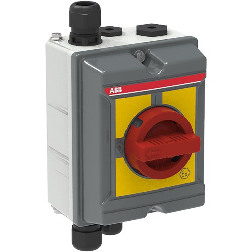 ABB Componenten OTA16S4YX ATEX EMC Safety switch 4-p. 400V AC23 16A, 7.5kW. Alu beh. I - 9iba247489 - 20097249