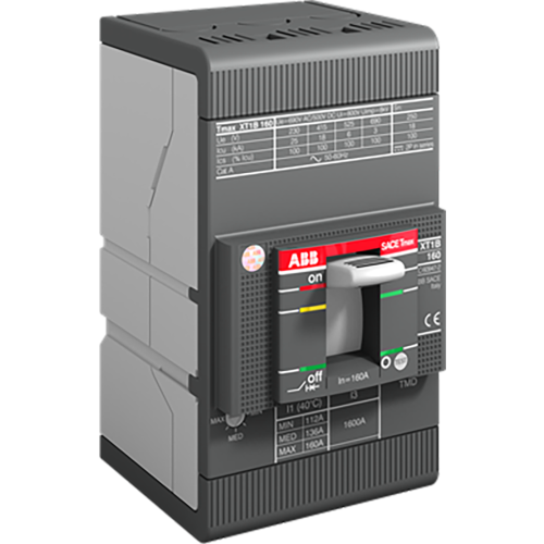 ABB tmax vermogensschakelaar xt1b 160/r 63a 3P - 9iba248847 - 11001120