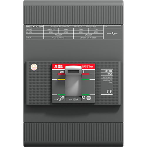 ABB lastscheider xt3d 250a 3p - 9iba255132 - 6257636