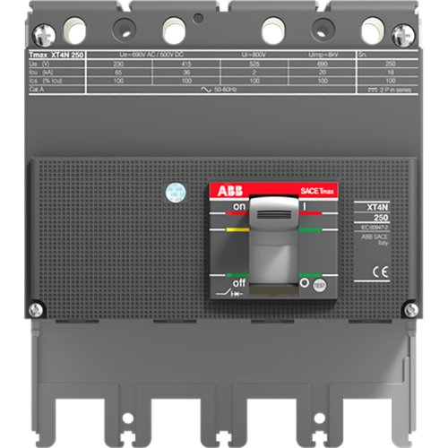 ABB tmax xt vermogensschakelaar 4p 250a XT4N 250 - 9iba255321 - 11005601