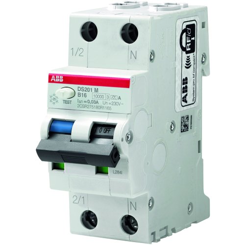 ABB Componenten Aardlekautomaat 1P+N, B kar, 10A, 30mA, 10kA - 9iba259733 - 20124948