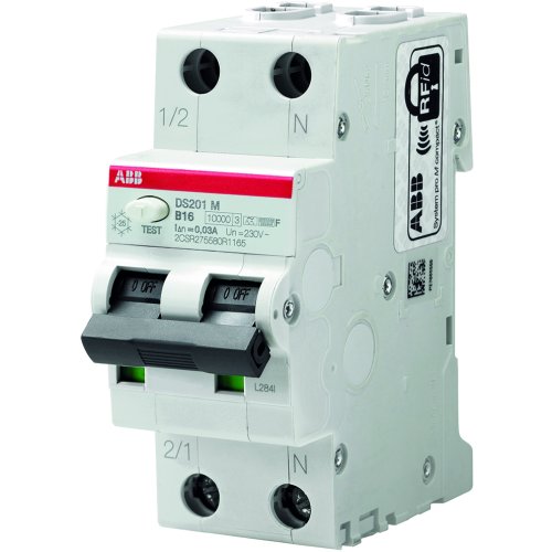 ABB Componenten Aardlekautomaat 1P+N, B kar, 32A, 30mA, 10kA F-type - 9iba259762 - 20125046