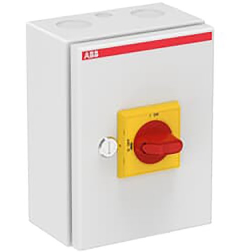 ABB Componenten EMC veiligheidsschakelaar, 3P staal 15kW, 2 x M25 + M16, 1 maakcontact - 9paa00000001023 - 20094769