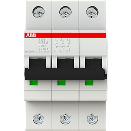 ABB automaat 3p k63 6ka S203-K63 - 9paa00000002888 - 8024928