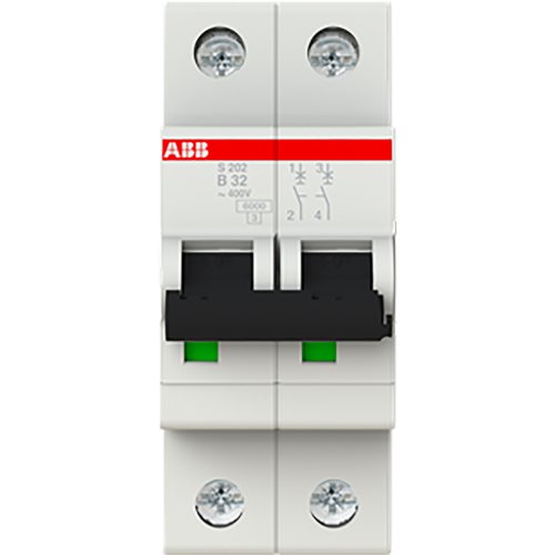 ABB automaat 2p b32 6ka S202-B32 - 9paa00000003039 - 8024887